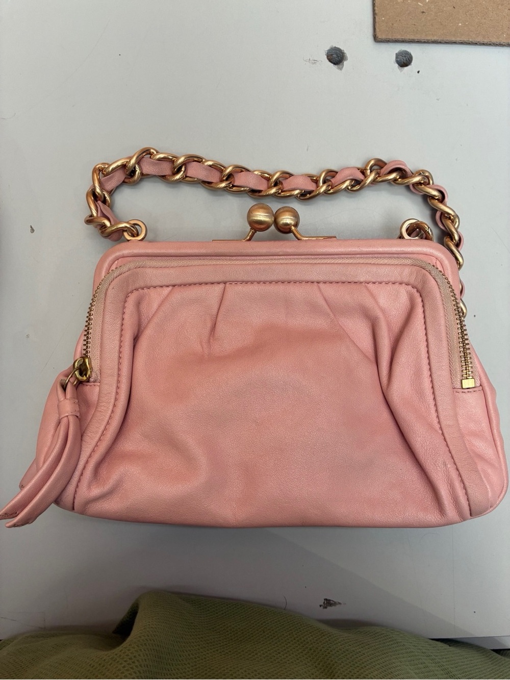 Coach Pink Parker Kisslock Purse - Picture 6 of 9